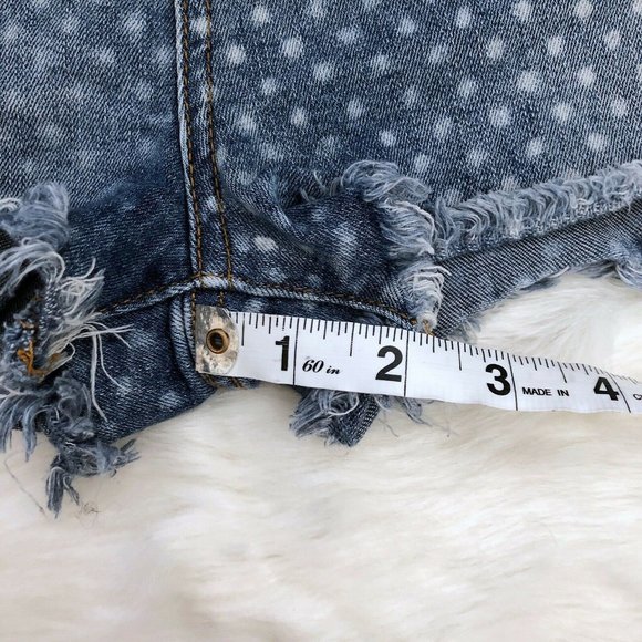 Blank NYC Polka Dots Denim Shorts - Picture 8 of 8